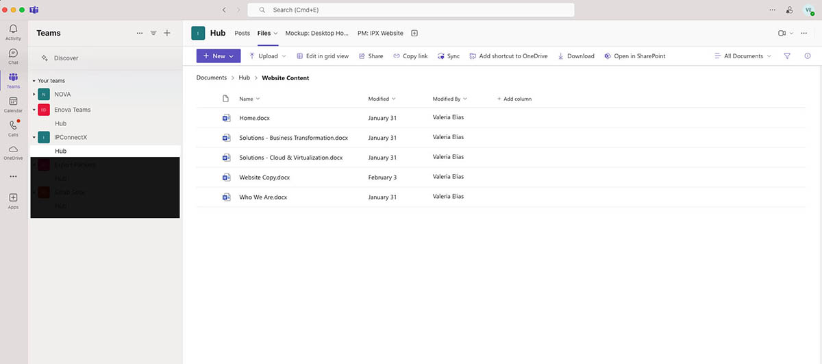 MS Teams - File Sharing
